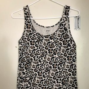A bundle... cute animal print tank. And a bralette